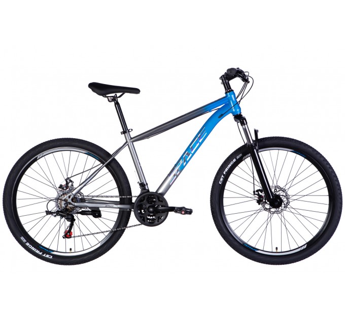 Велосипед ST 27.5" SPACE MARS DD FR 2026 синьо-сірий
