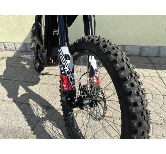Велосипед 19" ReRode R1 72V 35Ah 2500W 2026 чорний з червоним
