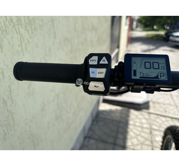 Велосипед 19" ReRode R1 72V 35Ah 2500W 2026 чорний з червоним