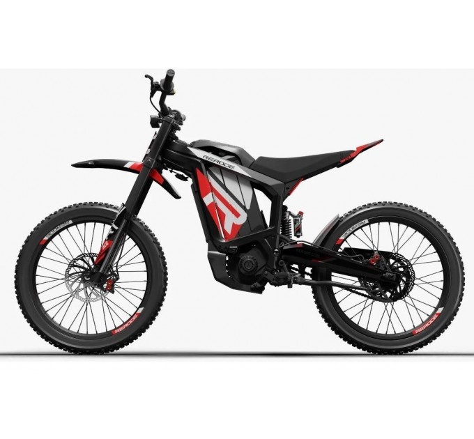Велосипед 19" ReRode R1 72V 35Ah 2500W 2026 чорний з червоним