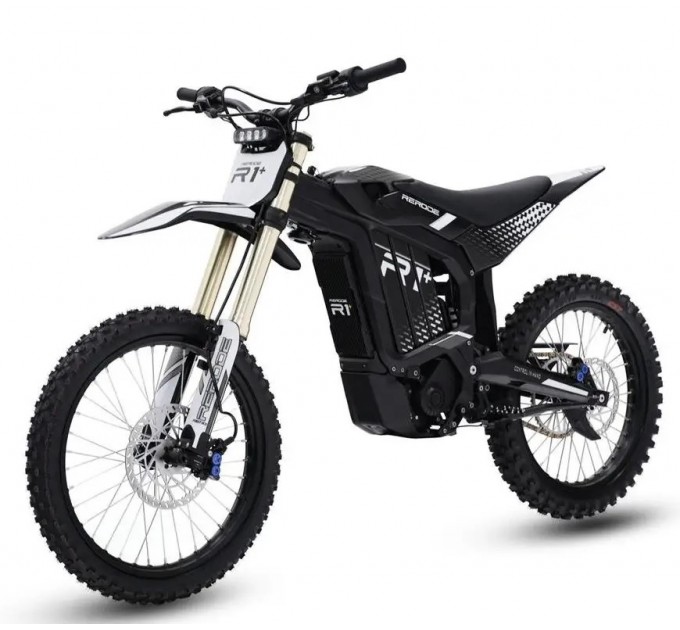 Велосипед 19"/18" ReRode R1+ 72V 40Ah 2500W 2026 чорний з білим