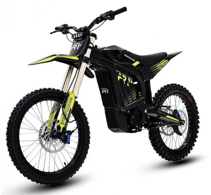 Велосипед 19"/18" ReRode R1+ 72V 40Ah 2500W 2026 чорний з жовтим