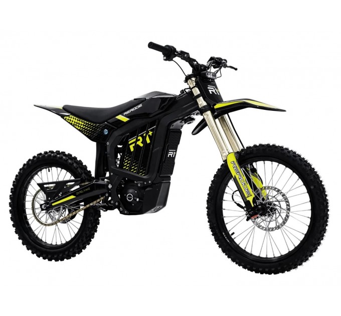 Велосипед 19"/18" ReRode R1+ 72V 40Ah 2500W 2026 чорний з жовтим
