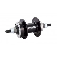 Втулка задня Quando KT-TD6R 6/7 шв. тріскачка, на гайках, диск, алюміній, чорна