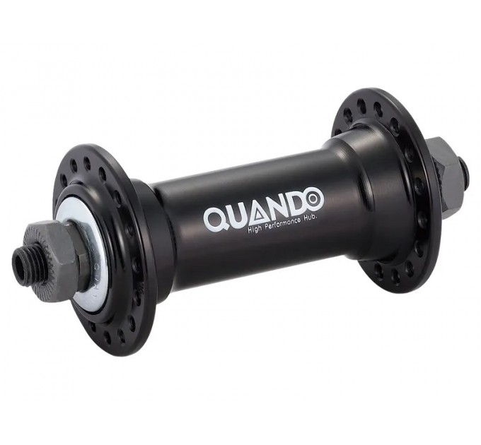 Втулка передня Quando KT-A15F-36H алюміній ексцентрик чорна