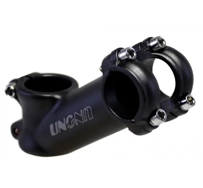 Винос керма Kalloy "UNO" AS-009 алюміній безрізьбовий діам. 25,4 довжина 90/35 мм, чорний