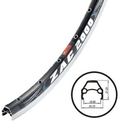 Обод 28"  ZAC-2000 -32H (700с) Пистон.