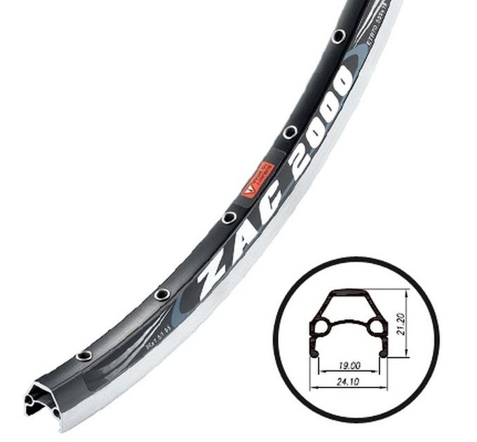 Обод 28" ZAC-2000 -36H (700с) Пистон. Обод 28" ZAC-2000 -36H (700с) Пистон.