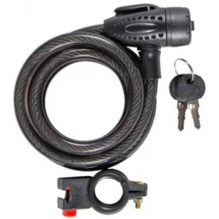 Замок-трос Avanti AGL-507 (12x1500 мм) ключ, чорний