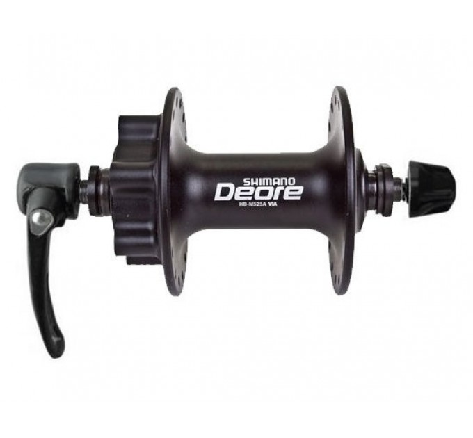 Втулка SHIMANO передня HB-M525 Deore 32 отв. під Disk, чорна