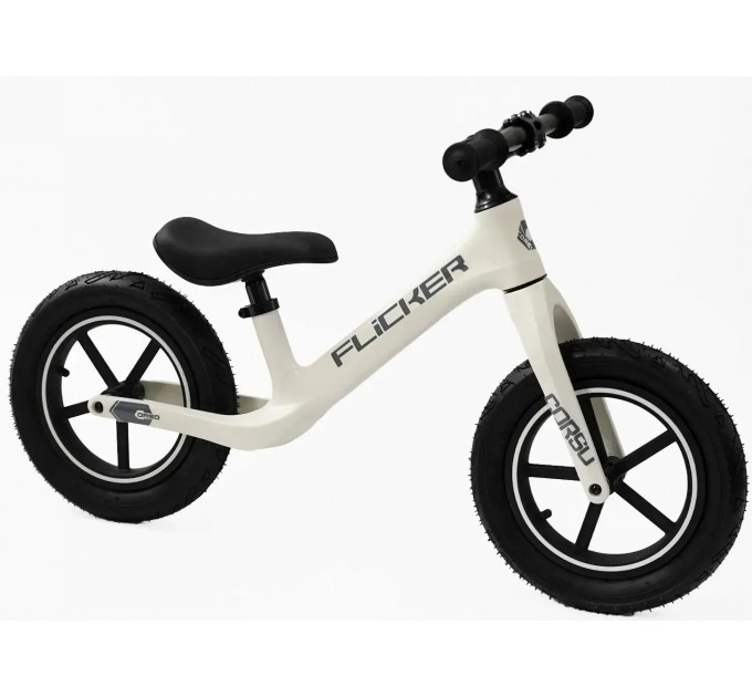 Велобіг NL 12" Corso Flicker білий