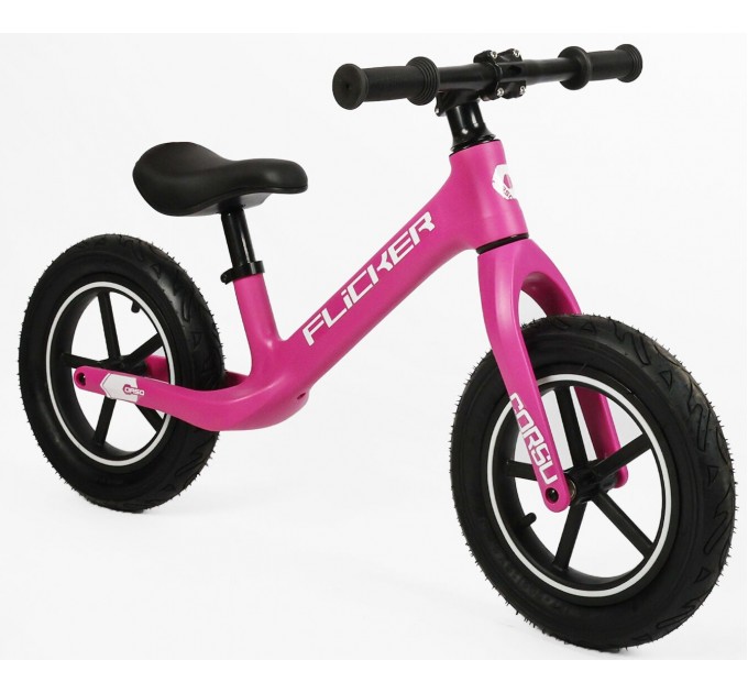 Велобіг NL 12" Corso Flicker рожевий