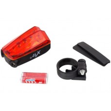 Мигалка X17 Flash Laser 3.1R 1UltraBrihgtLED, + 2LaserLED, задн.черная