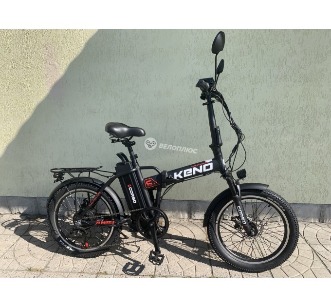 Велосипед AL 20" Corso Keno 36V 10Ah 350W 2026 чорний