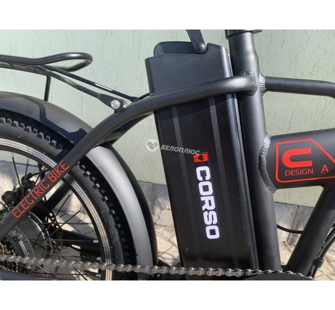 Велосипед AL 20" Corso Keno 36V 10Ah 350W 2026 чорний