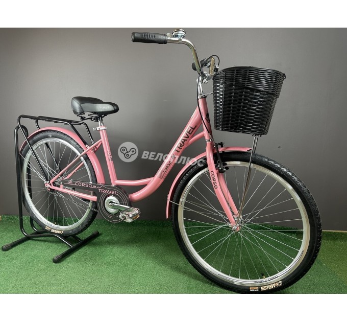 Велосипед ST 26" Corso TRAVEL 2026 рожевий