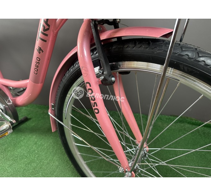 Велосипед ST 26" Corso TRAVEL 2026 рожевий