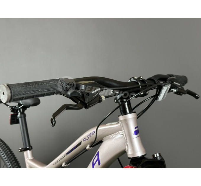 Велосипед AL 26" Formula ALPINA DD FR 2025 серебристо-фиолетовый