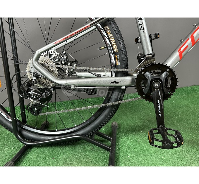 Велосипед AL 26" Formula THOR DD CS 2025 сріблясто-червоний