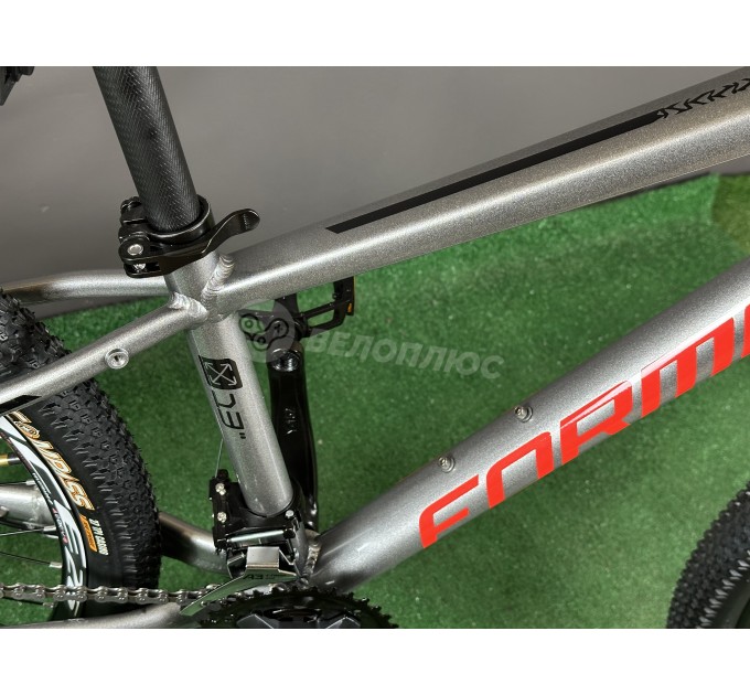 Велосипед AL 26" Formula THOR DD CS 2025 сріблясто-червоний