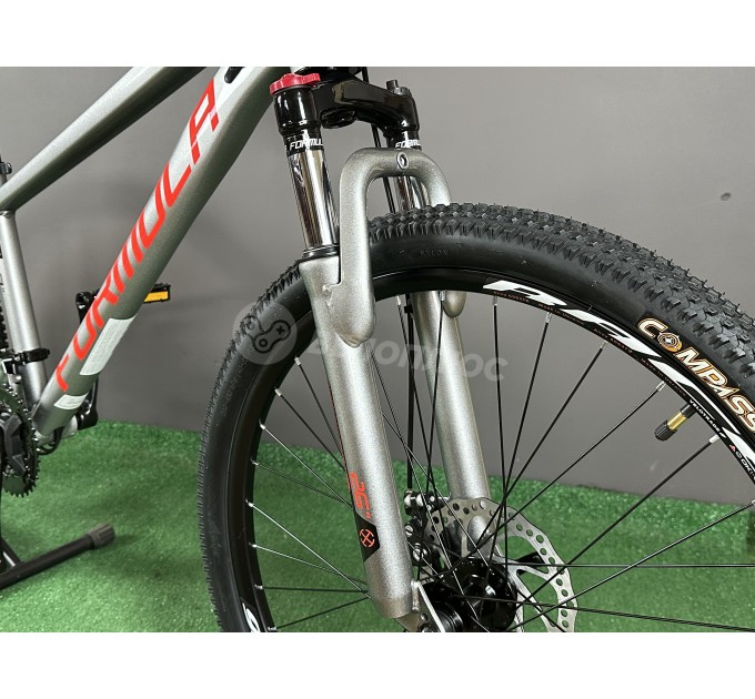 Велосипед AL 26" Formula THOR DD CS 2025 сріблясто-червоний
