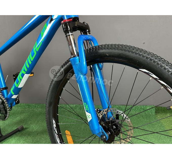 Велосипед AL 26" Formula THOR DD CS 2025 сине-зеленый
