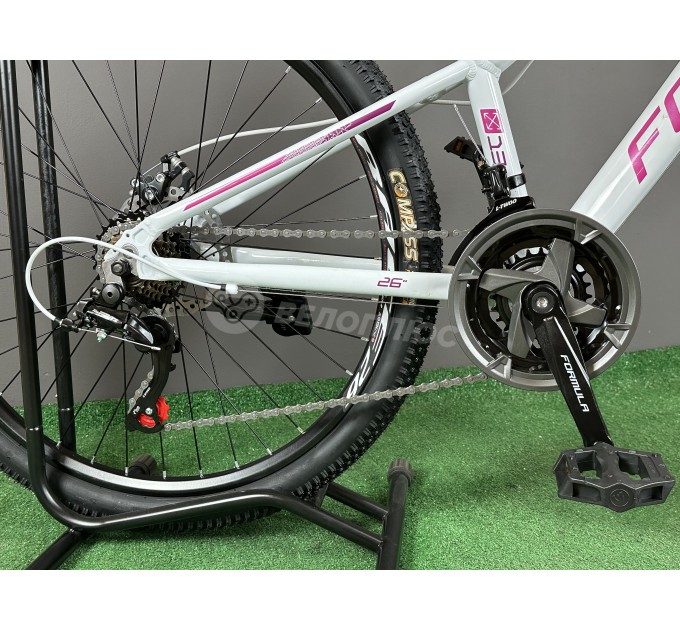 Велосипед AL 26" Formula BLACKWOOD DD FR 2025 бело-розовый