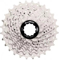 Касета інд. 10-k 11-28T SUN RACE RS1 сталевий павук, Metallic Silver
