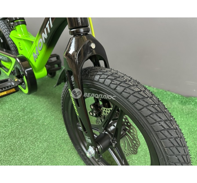 Велосипед MG 14" Corso Monti 2026 зелено-чорний