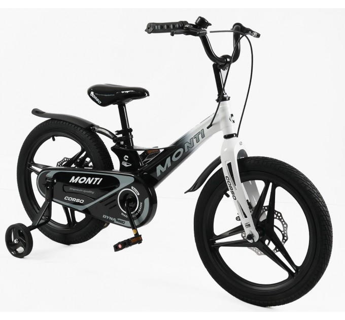 Велосипед MG 18" Corso Monti 2026 чорно-білий
