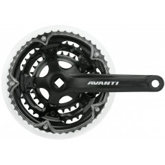 Шатуни Avanti GS-P316 (28/38/48T) L:170, пластик. захист, чорний