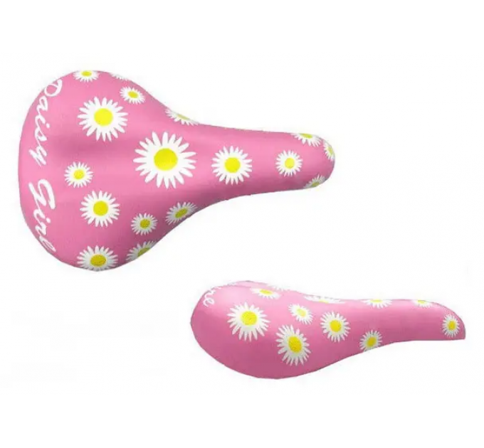 Сідло Avanti SDD-006 Pink з ромашками рожеве