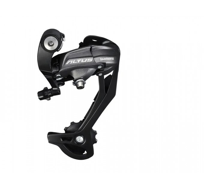 Перемикач задній Shimano ALTUS RD-M370 SGS-L, чорний, сумісний 45T, 9 шв.
