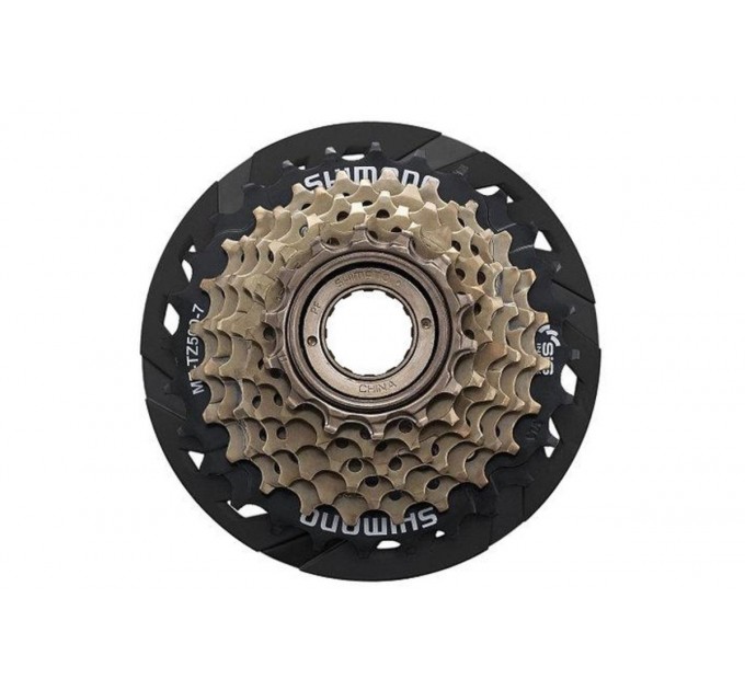 Вільнобіг Shimano Tourney MF-TZ500, 7 шв., 14-28Т, сріблястий