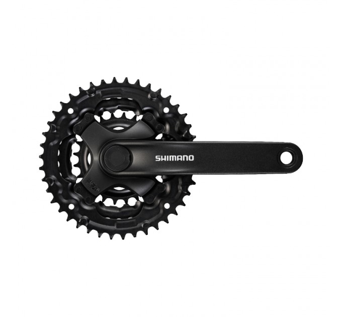 Шатун SHIMANO FC-TY301 42T пластиковий захист, чорні, OEM