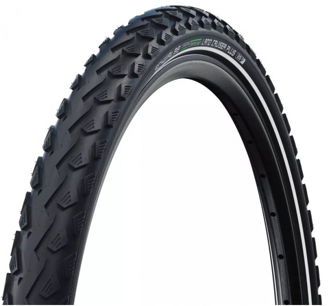 Покришка Schwalbe 24"x2.00 (50-507) LAND CRUISER PLUS PunctureGuard, TwinSkin B/B+RT HS450 Green