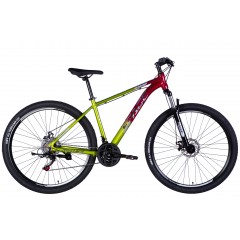 Велосипед AL 29" SPACE PHAETON DD FR 2025 зелено-рожевий
