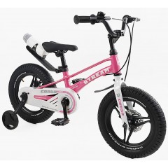 Велосипед MG 14" Corso STREAM 2025 рожевий з білим