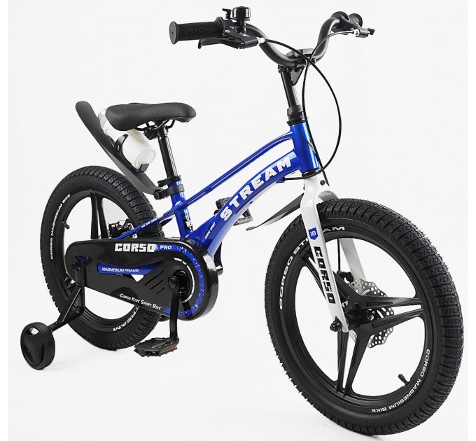 Велосипед MG 18" Corso STREAM 2025 синий с белым