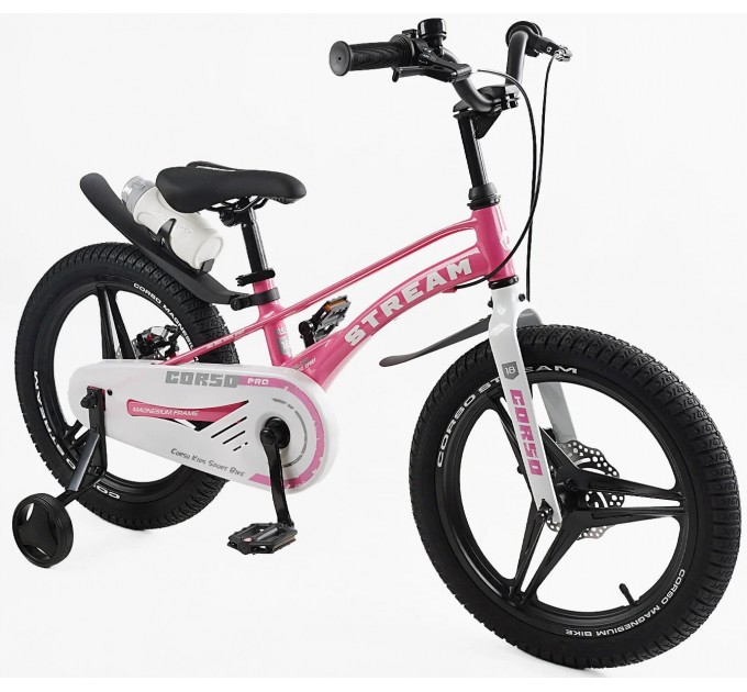 Велосипед MG 18" Corso STREAM 2025 розово-белый