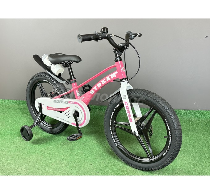 Велосипед MG 18" Corso STREAM 2025 розово-белый