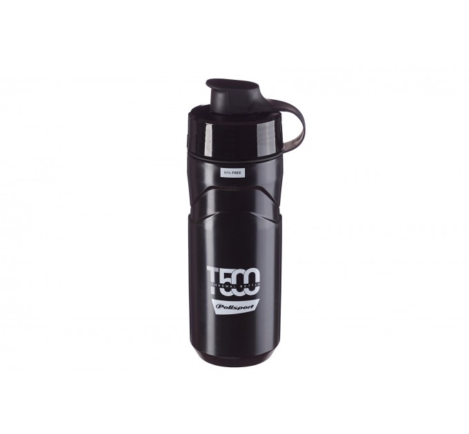 Термофляга трансформер POLISPORT T500, 500мл/650мл, чорний/сірий