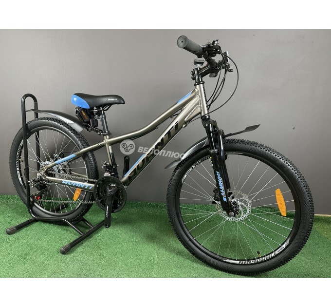 Велосипед 24" Avanti RAPID DISK 2026 сірий з чорним