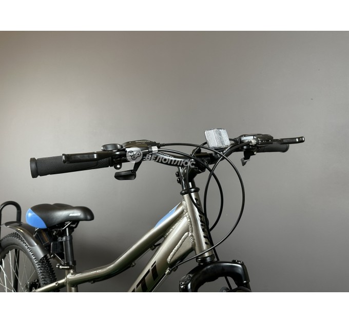 Велосипед 24" Avanti RAPID DISK 2026 сірий з чорним