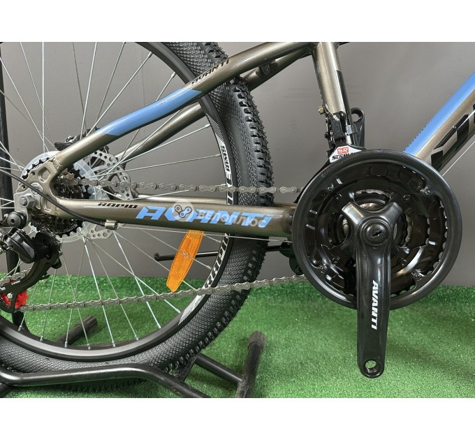 Велосипед 24" Avanti RAPID DISK 2026 сірий з чорним