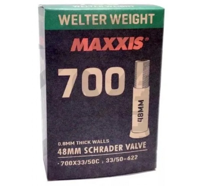 Камера Maxxis 700х33/50C WELTER WEIGHT LSV48 AV 48мм