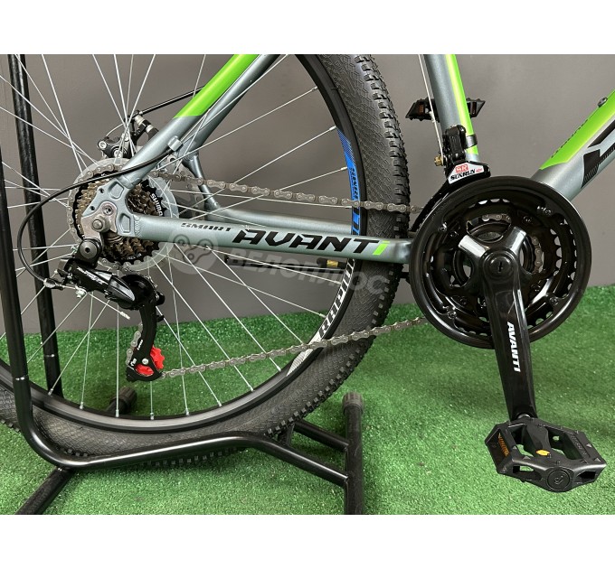 Велосипед 26" Avanti SMART 2024 сірий із зеленим