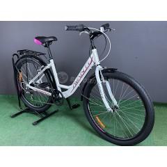 Велосипед 26" Avanti BLANCO RIGID 2024 біло-рожевий