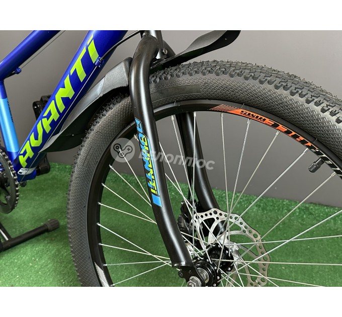 Велосипед 24" Avanti RIDER (rigid disk) 2024 синій із зеленим