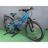 Велосипед 24" Avanti RAPID DISK 2024 синий